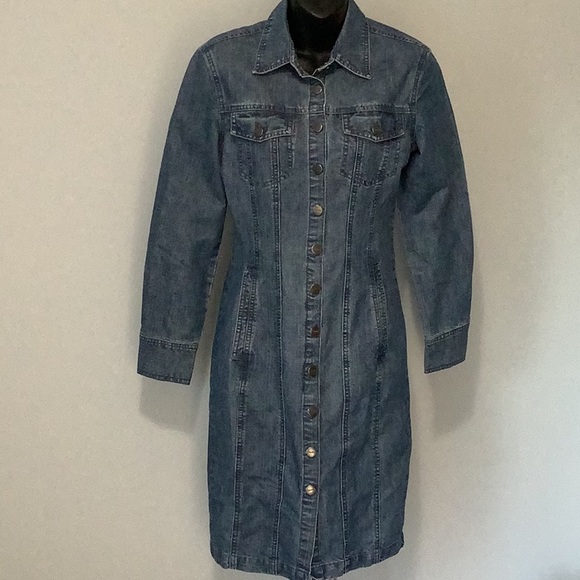 VINTAGE DENIM Shirtdress (Imported) - Picture 2 of 15